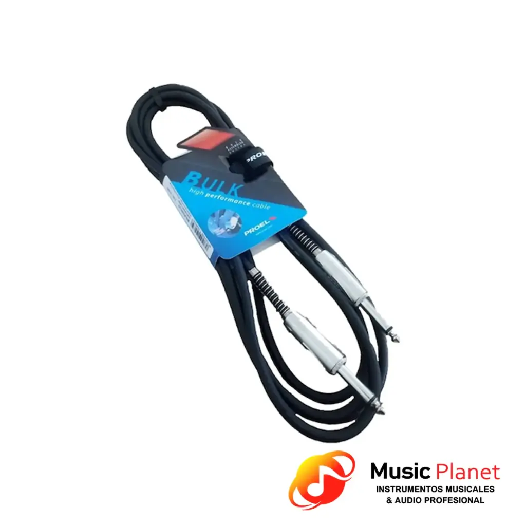 Cable Plug-Plug Proel 6.3 - 3mts.