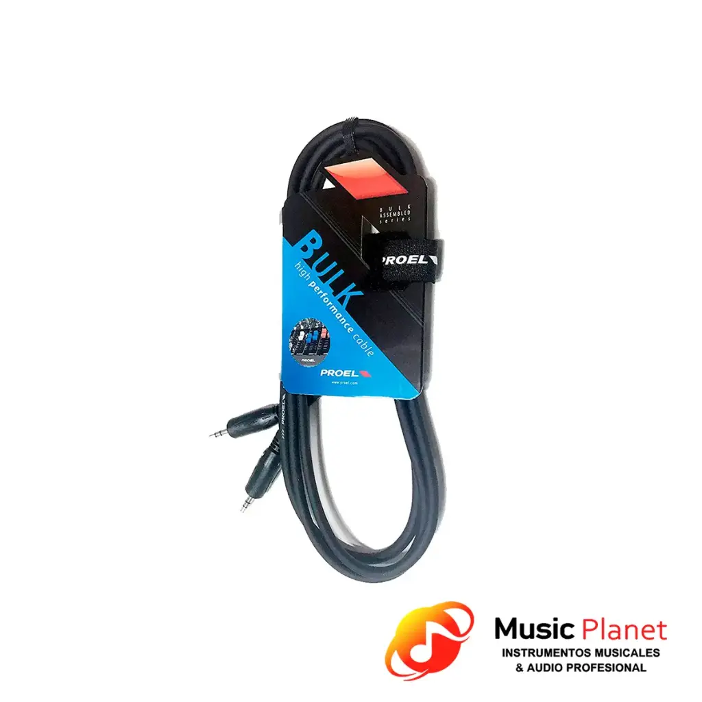 Cable Mini Plug Stereo - Mini Plug Stereo Proel - 1,8 mts.
