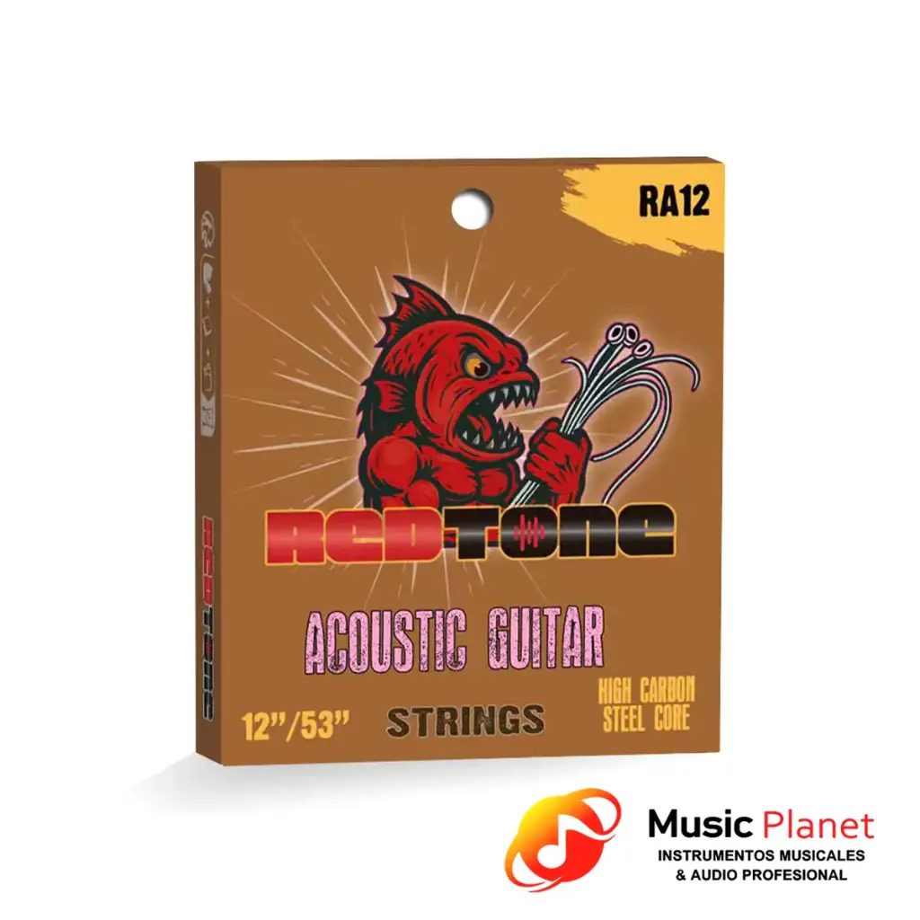 Encordado Guitarra Acustica Red Tone RA12 - 0.12