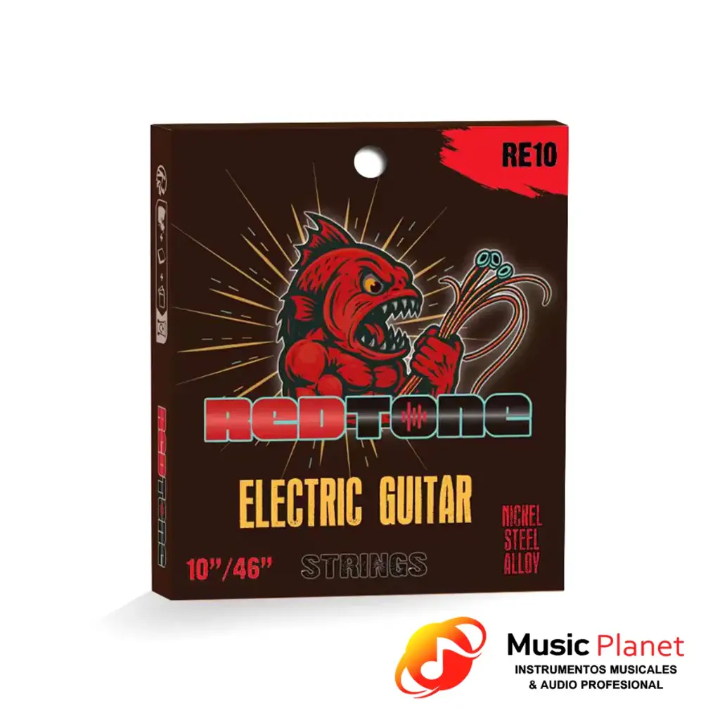 Encordado Guitarra Electrica Red Tone RE10 - 0.10