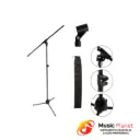 Soporte Microfono Jirafa c/pipeta Modu-Lok SM-10J - Negro