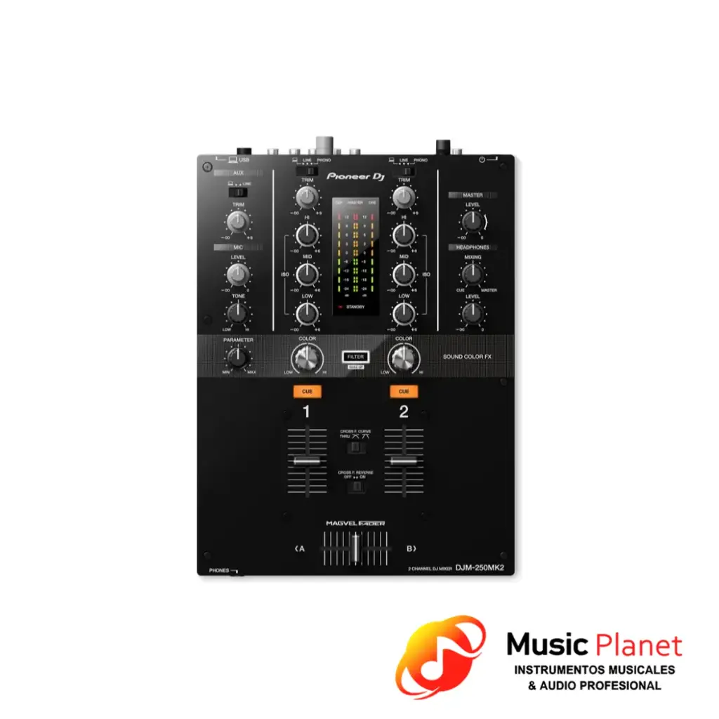 DJ Mixer Pioneer DJ DJM-250MK2 - Negro