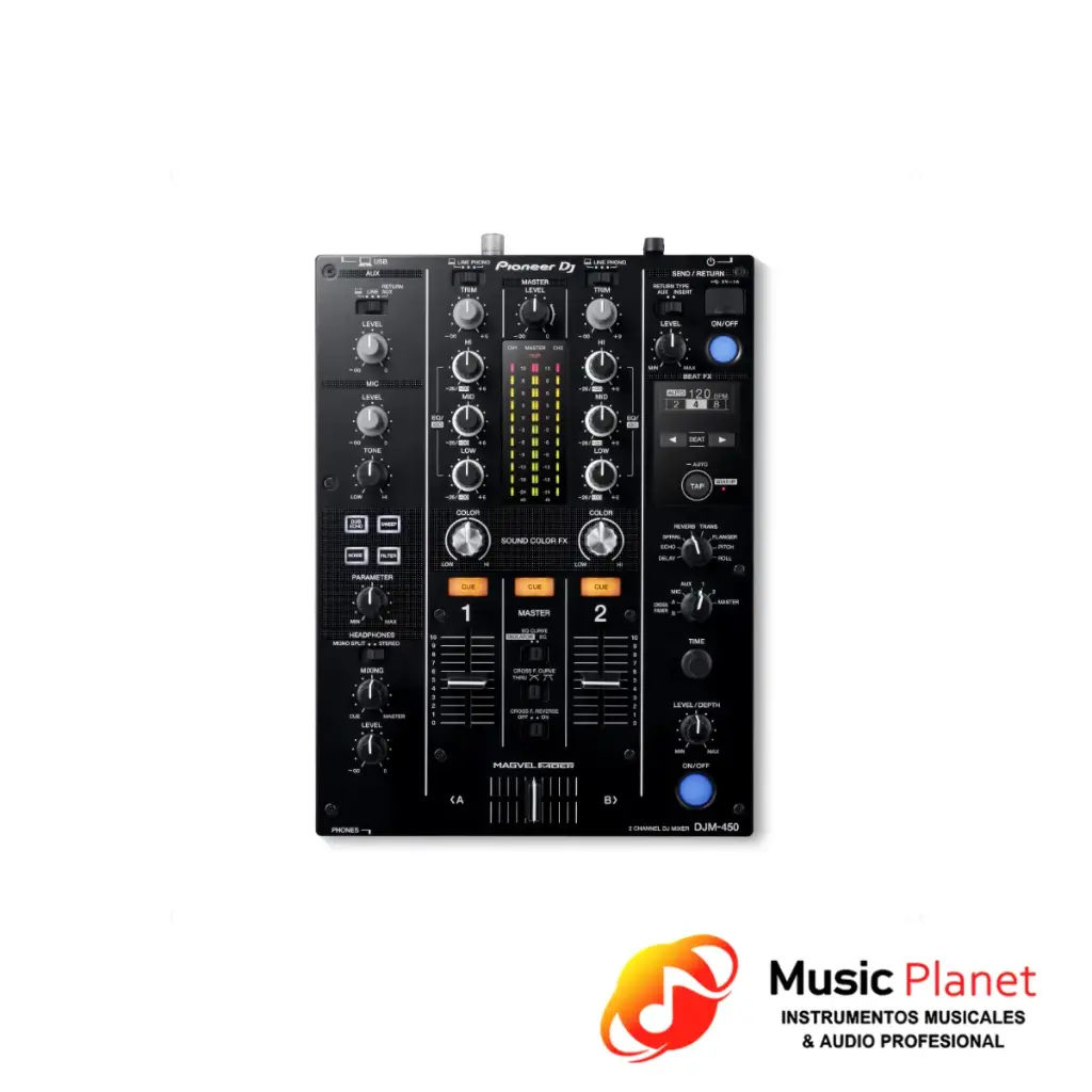 DJ Mixer Pioneer DJ DJM-450 - Negro