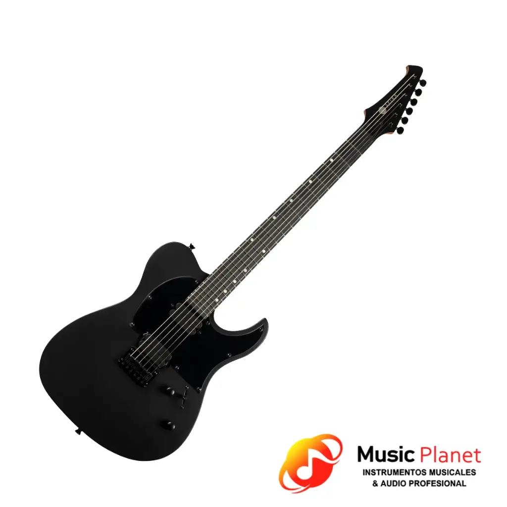 Guitarra Electrica Spira Guitars - T-400 MBK - Negro Satinado