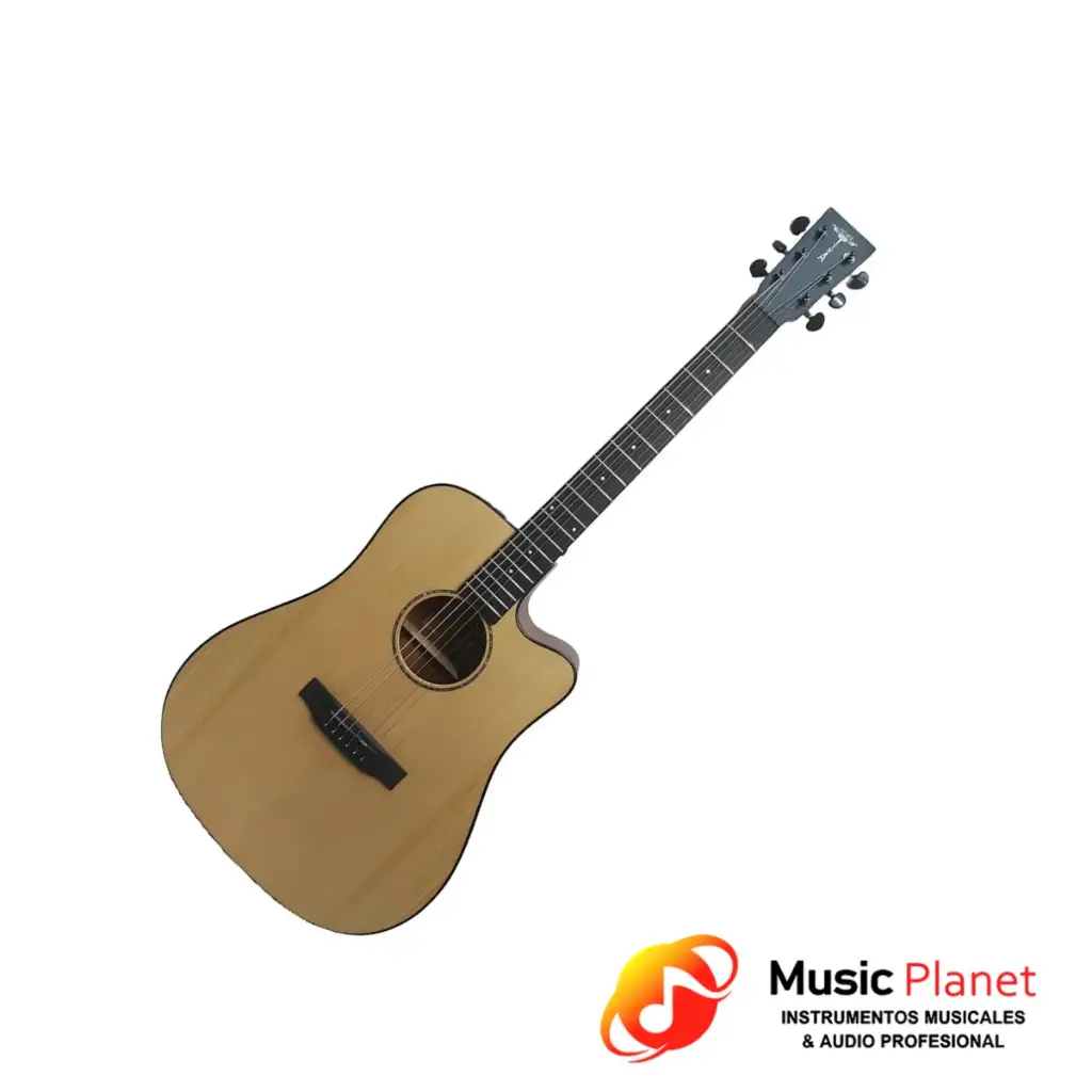 Guitarra Electroacustica Tyma Guitars - D-3C NS -Natural Mate