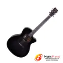 Guitarra Electroacustica Tyma Guitars - G-10 BKS- Negro Satinado