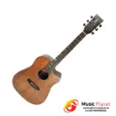 Guitarra Electroacustrica Tyma Guitars - HDC-350M- Marron Oscuro