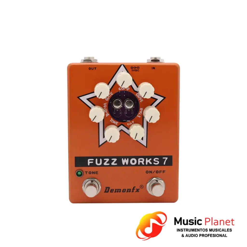 Pedal Fuzz Demon Fx - Fuzz Works - Naranja
