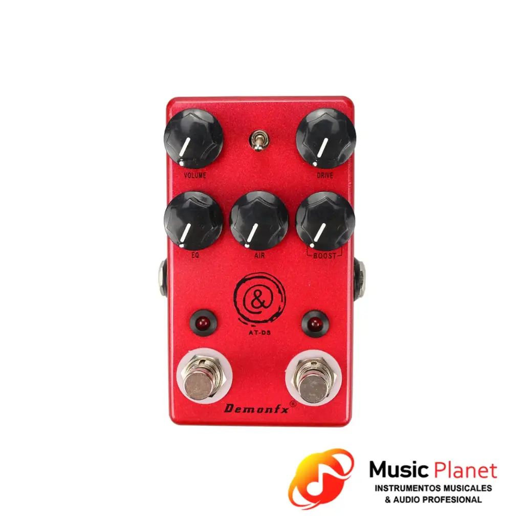 Pedal Overdrive Demon FX - AT-DS - Rojo