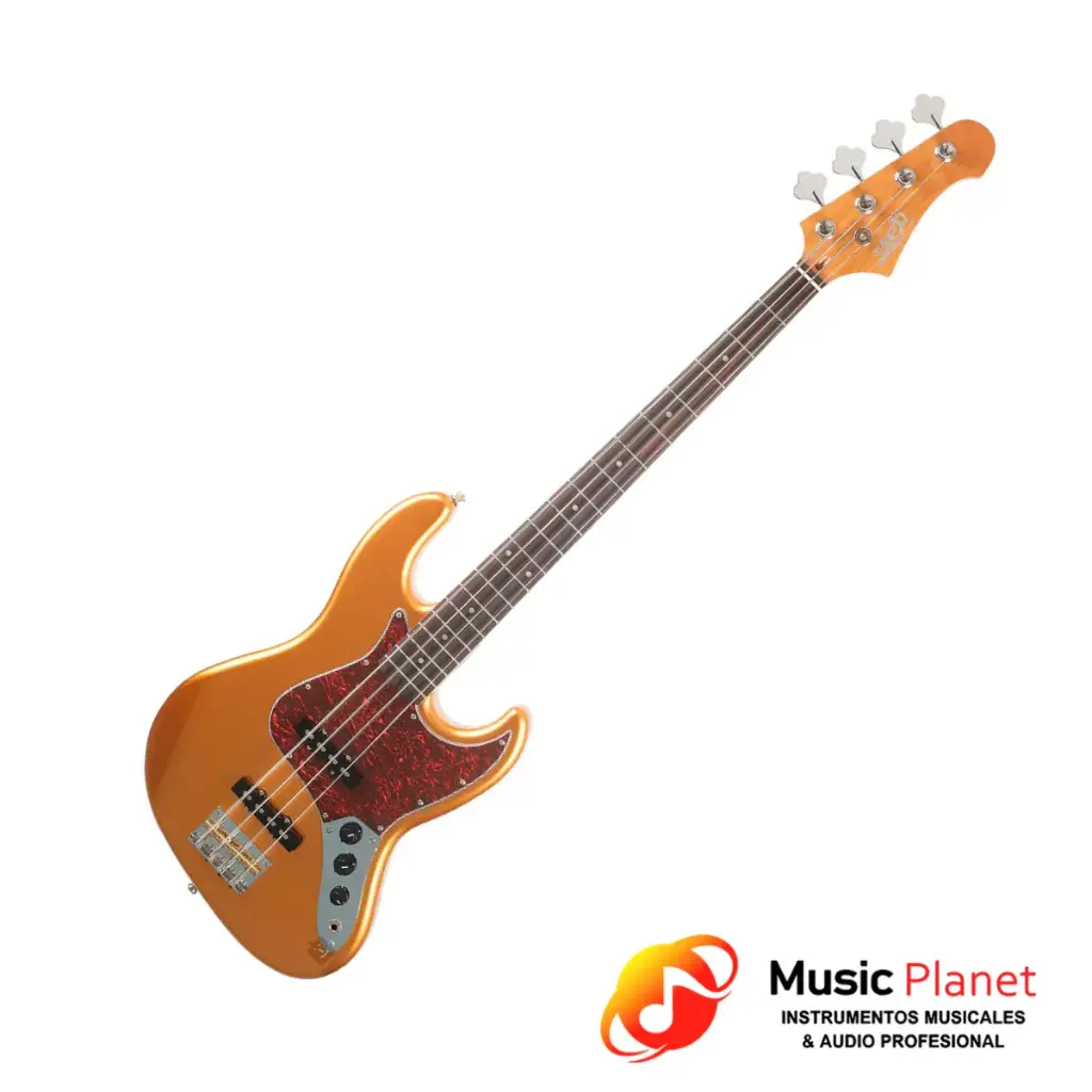 Bajo Electrico Jet Guitars - JJB300 GD R - Gold