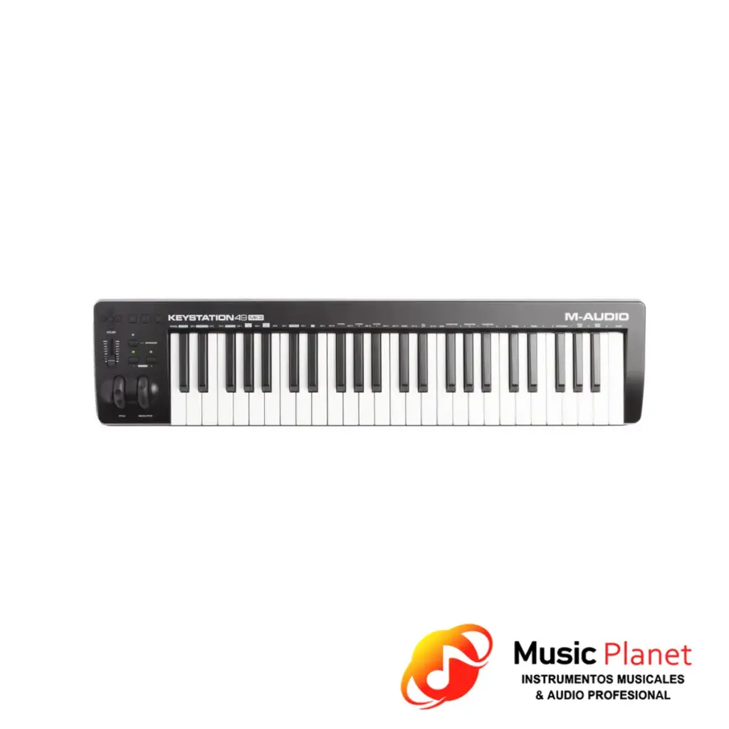 Teclado Controlador MIDI M-Audio- KEYSTATION49MK3 - Negro