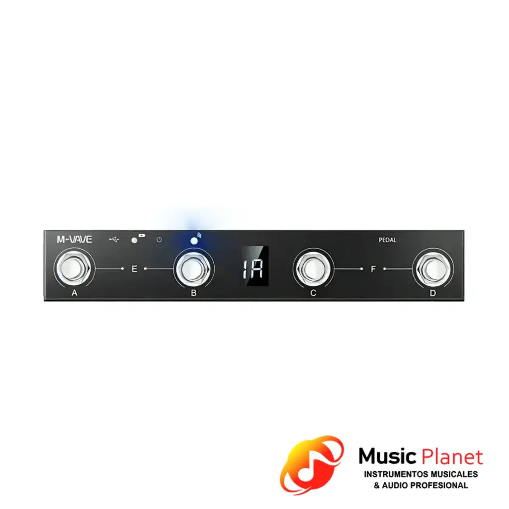 Pedalera Controlador MIDI M-Vave - CHOCOLATE PLUS - Negro