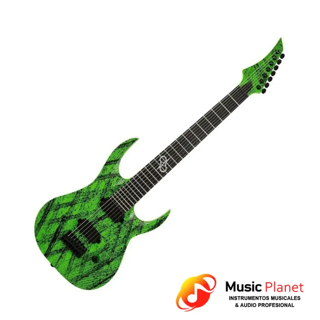 Guitarra Electrica Solar - 022622-16 - A2.7GN Canibalismo+ - Verde Neon