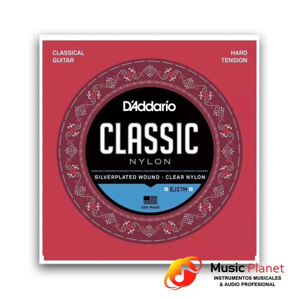 Encordado Guitarra Clasica / Criolla D'Addario EJ27H