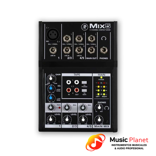 [51610010000] Mixer Mackie Mix5 (EU)