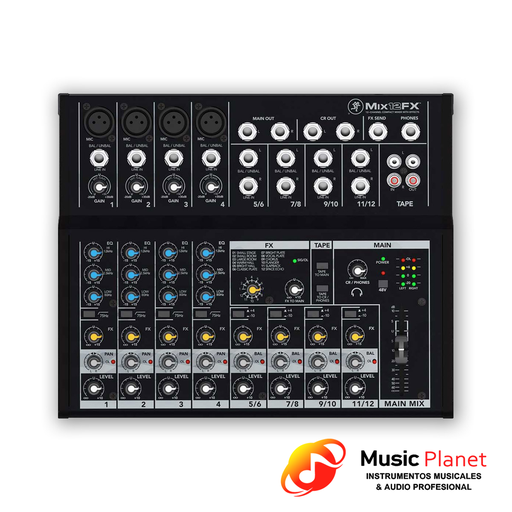 [51612010000] Mixer Mackie Mix12FX (EU)