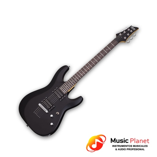 [(3D) 67613000001] Guitarra Electrica Schecter C-6 Deluxe Satin Black