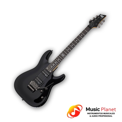 [67605500001] Guitarra Electrica SGR by Schecter C-1 FR Black
