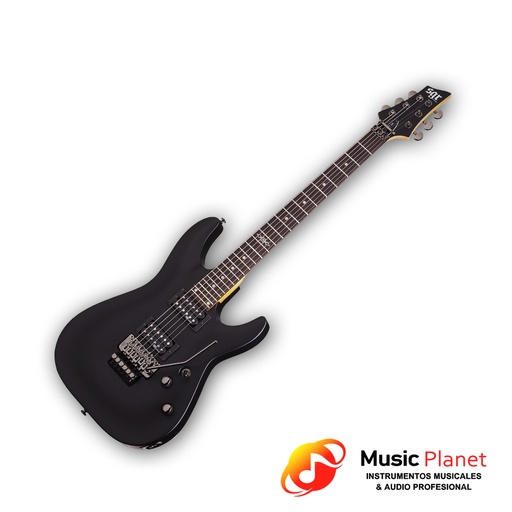 [(3D) 67605500003] Guitarra Electrica SGR by Schecter C-1 FR Midnight Satin Black