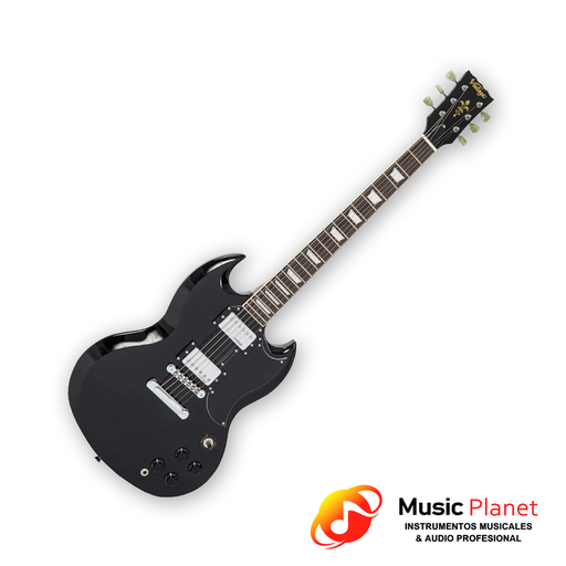 [84003500001] Guitarra Electrica Vintage Ressiued VS6 Gloss Black