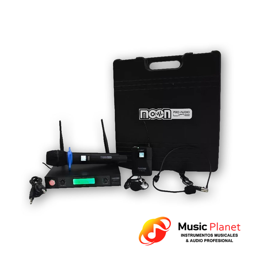 [(7E) ME-HONEY502] Microfono Inalambrico Vincha / Solapa Moon Audio Pro HONEY502