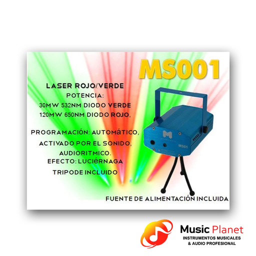 [(7) MC-MS001] Mini Laser Moonlight MS001