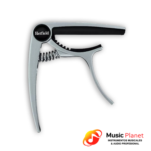 [CP01C] Capodastro para Guitarra Acustica y Electrica Hetfield CP01C