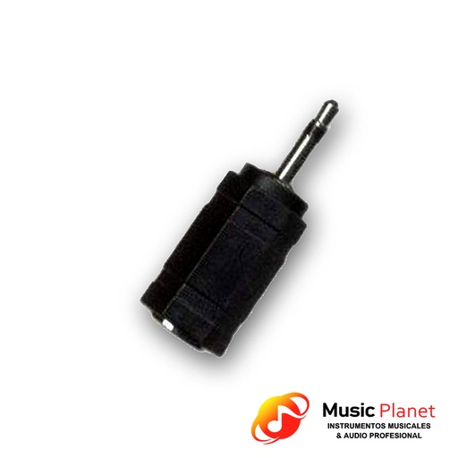 [2.5M3.5S] Adaptador Jack Stereo 3.5 a Plug Mono 2.5 (Artekit 2.5M3.5S) Plastico