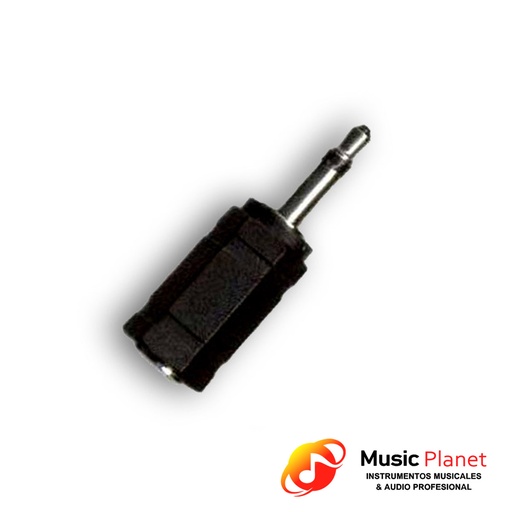 [3.5M3.5S] Adaptador Jack Stereo 3.5 a Plug Mono 3.5 Artekit (3.5M3.5S) Plastico