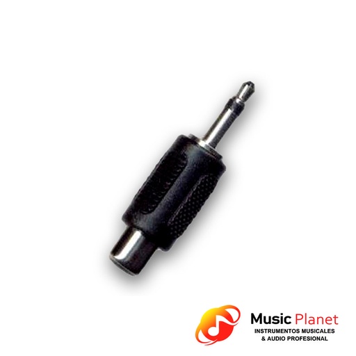 [(7) MC-3.5MRCA] ​Adaptador Jack RCA a Plug Mono 3.5 (Artekit 3.5MRCA) Plastico​