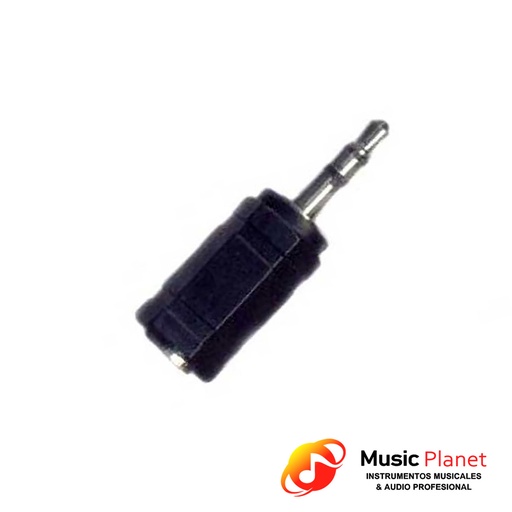 [(7) 3.5S3.5M] Adaptador Jack Mono 3.5 a Plug Stereo 3.5 (Artekit 3.5S3.5M) Plastico