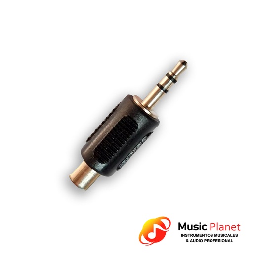 [(7) 3.5SRCA] Adaptador Jack RCA a Plug Stereo 3.5 (Artekit 3.5SRCA) Plastico