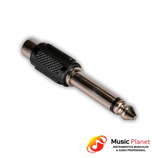 [(7) 6.5MRCA] Adaptador Jack RCA a Plug Mono 6.5 Artekit (6.5MRCA) Plastico