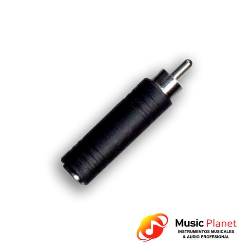 [(7) RCA6.5M] Adaptador Jack Mono 6.5 a Plug RCA Artekit (RCA6.5M) Plastico