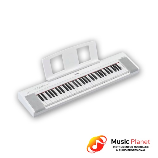 [(5) 45524] Piano Digital Yamaha NP15 Blanco