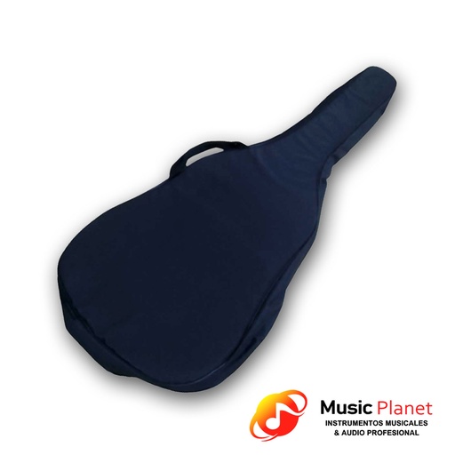 [(5) 38505] Funda Guitarra Criolla Altos Musicos T/Avion Acolchada 