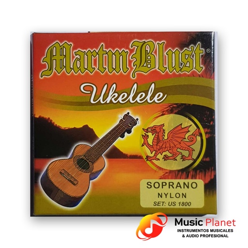 [(5) 93414] Encordado Ukelele Soprano Martin Blust US1800
