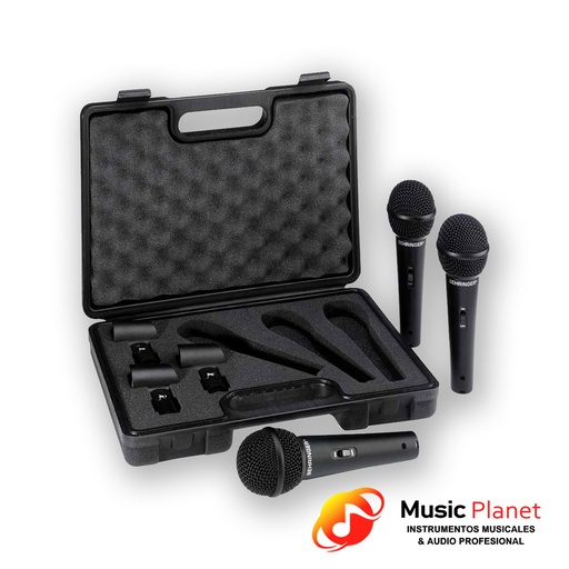 [(1) T0091805018] Kit Microfonos Dinamicos Behringer XM1800S