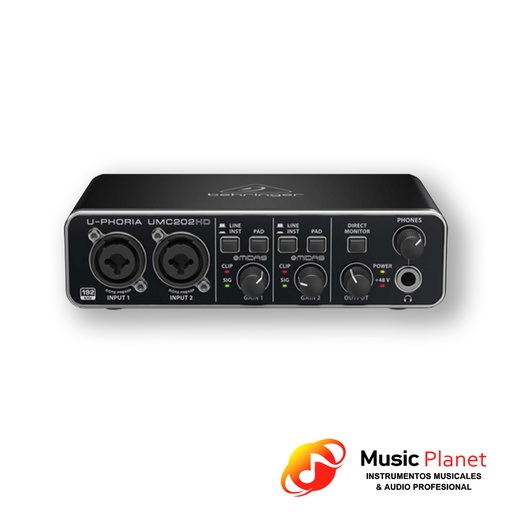[(1E) T0091585031] Interface Audio Behringer UMC202 HD