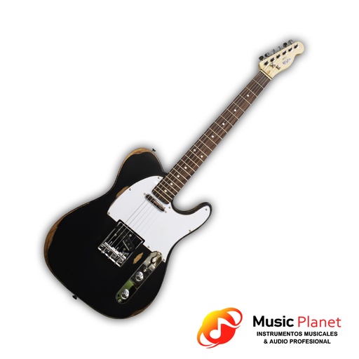 [(1E) F0941333026] Guitarra Electrica Newen RELIC TL Black