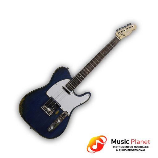 [F0941333030] Guitarra Electrica Newen RELIC TL Blue Wood