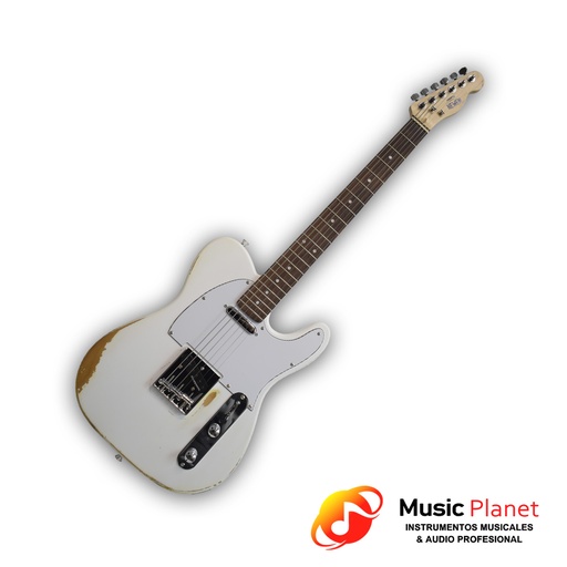 [F0941333033] Guitarra Electrica Newen RELIC TL White