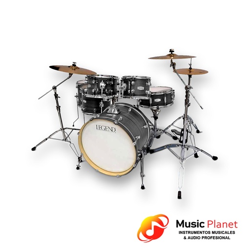 [F0400703051] Bateria Acustica Legend Senior Serie 2 Vintage Grey 22"