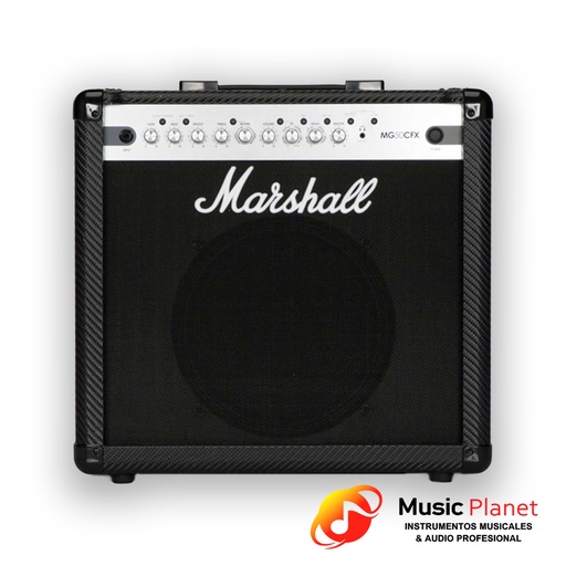 [(1) T0440242074] Amplificador Guitarra Electrica Marshall MG50 CFX Carbon Fibre