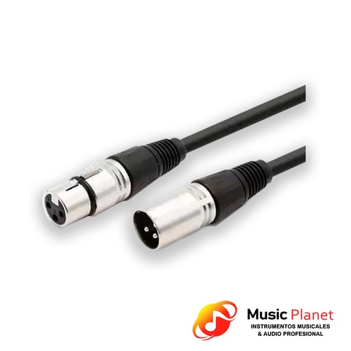 [(1) T0840115050] Cable XLRM / XLRH Warwick RCL 30306 D7 6mts