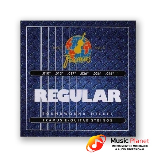 [(19) 012] Encordado Guitarra Electrica Framus Regular  