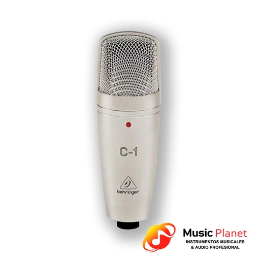 [(1) F0091805004] Microfono Condensador Behringer C1 Plateado