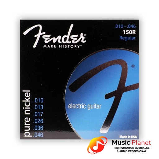 [(19) 008] Encordado Guitarra Electrica Fender BALL END 150R