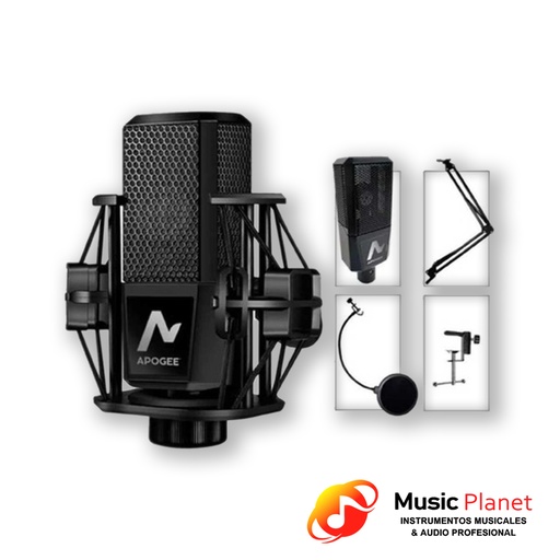 [(20) C06-KIT] Microfono Condensador Apogee C06 Kit  (Outlet x Caja Dañada)
