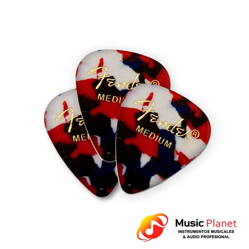 [CB-020] Puas Guitarra Fender Medium Pack x3